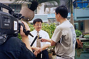 學(xué)術(shù)報告之后，徐榮祥教授接受了廣西南寧部分媒體的采訪。